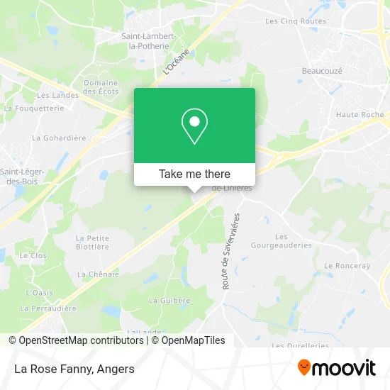 La Rose Fanny map