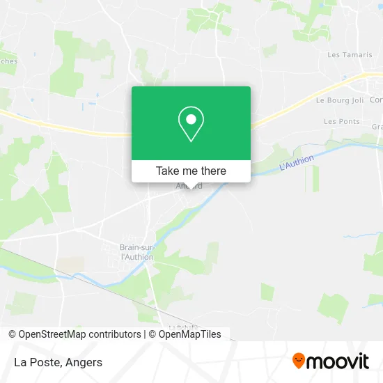 La Poste map