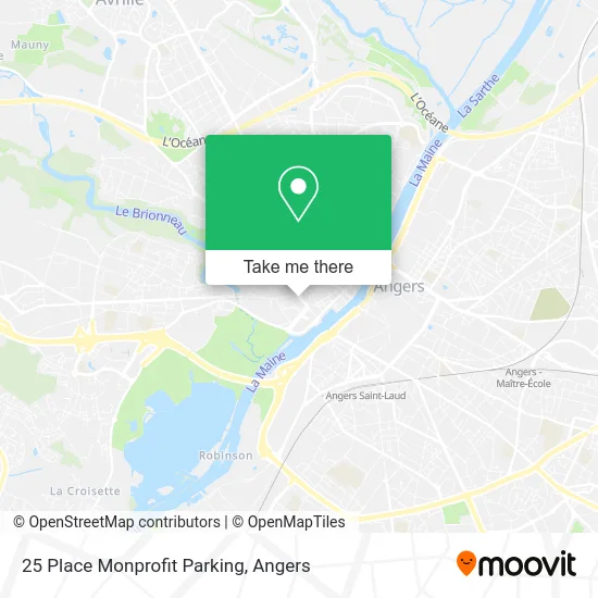 25 Place Monprofit Parking map