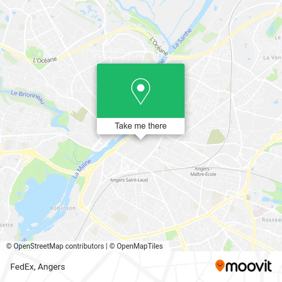 FedEx map