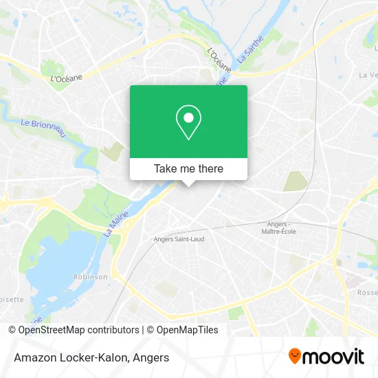 Amazon Locker-Kalon map