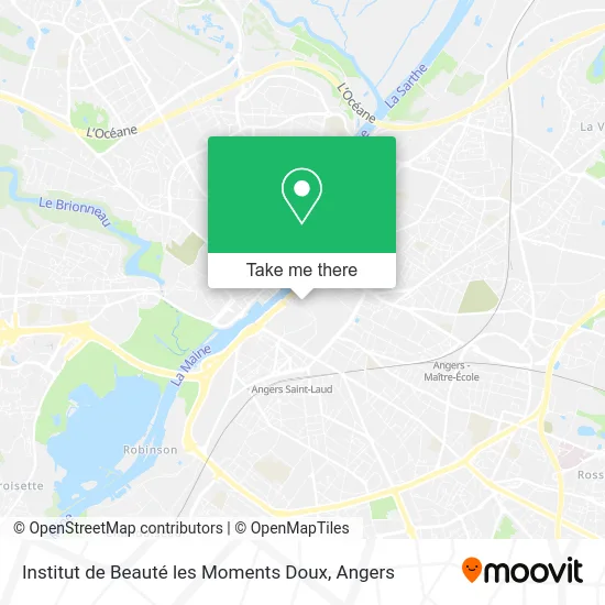 Institut de Beauté les Moments Doux map
