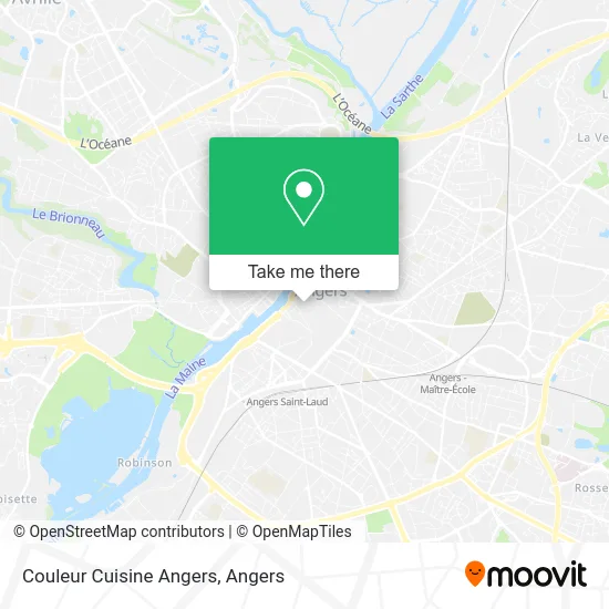Couleur Cuisine Angers map