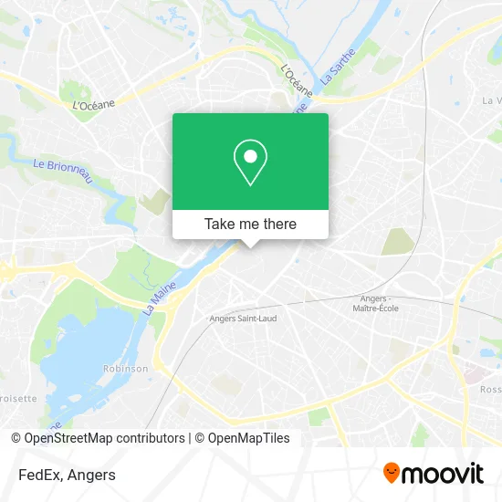 FedEx map