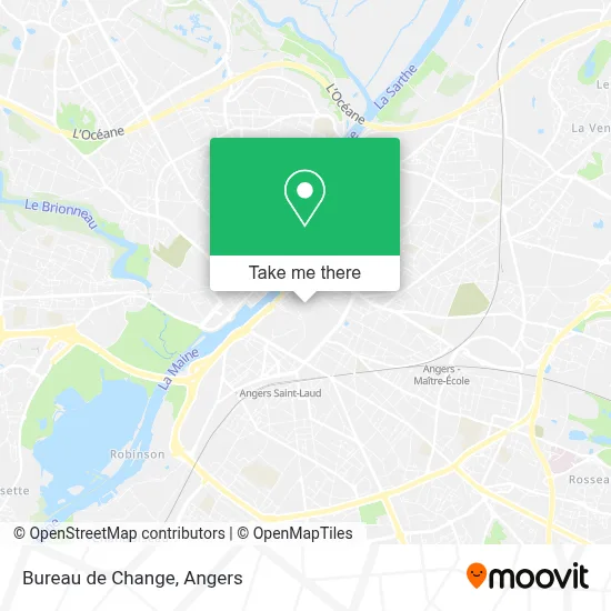 Bureau de Change map