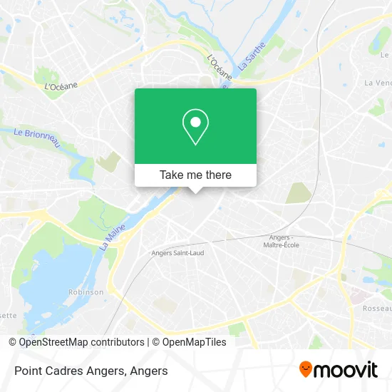 Point Cadres Angers map