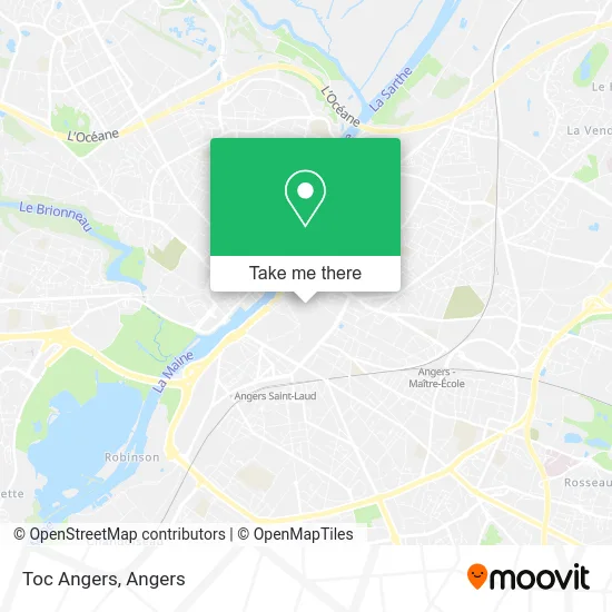 Toc Angers map