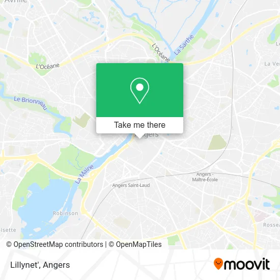 Lillynet' map