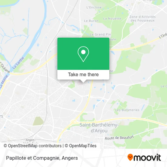 Papillote et Compagnie map