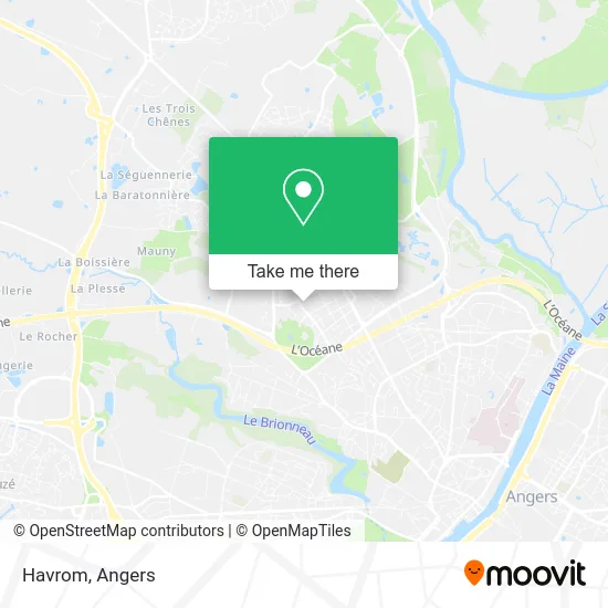 Havrom map