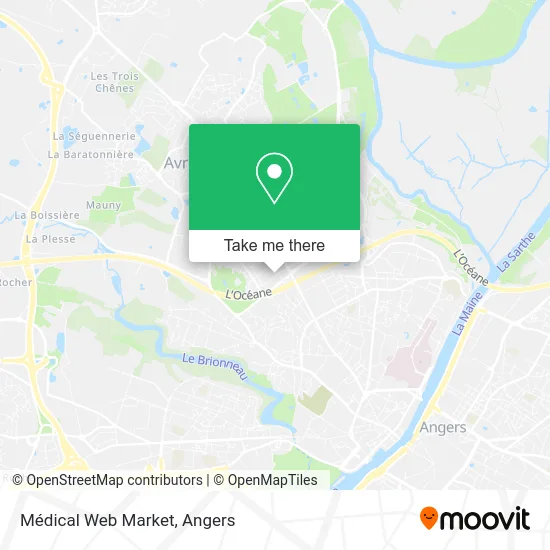 Médical Web Market map