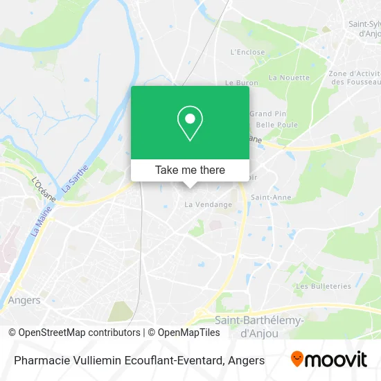 Pharmacie Vulliemin Ecouflant-Eventard map