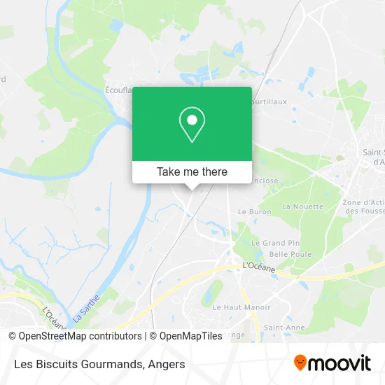 Les Biscuits Gourmands map