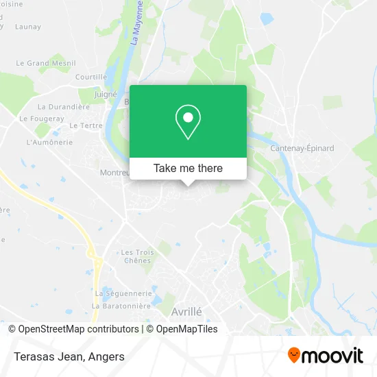 Terasas Jean map
