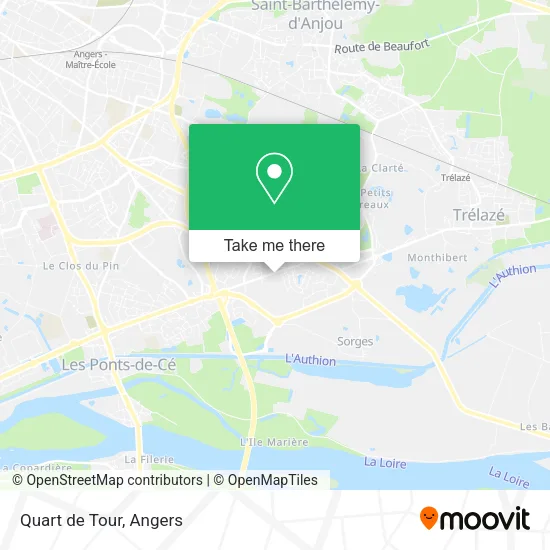 Quart de Tour map