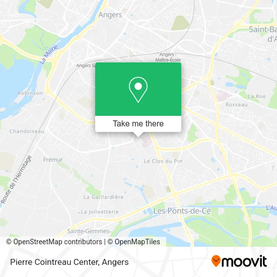 Pierre Cointreau Center map