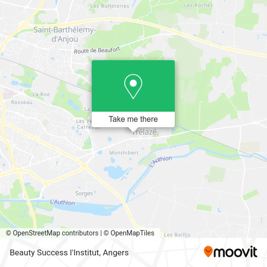 Beauty Success l'Institut map