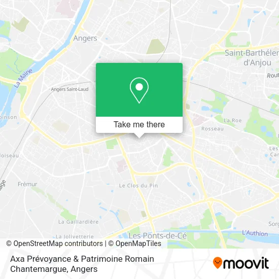 Axa Prévoyance & Patrimoine Romain Chantemargue map
