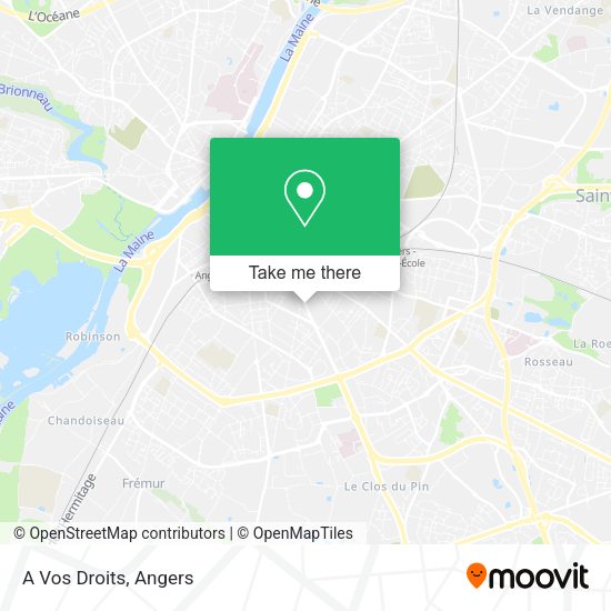 A Vos Droits map
