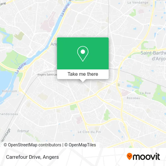 Carrefour Drive map