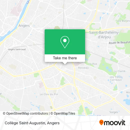 Collège Saint-Augustin map
