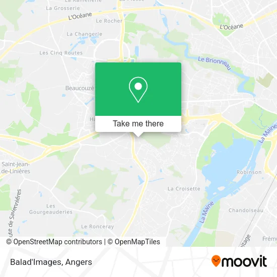 Balad'Images map
