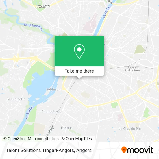 Talent Solutions Tingari-Angers map