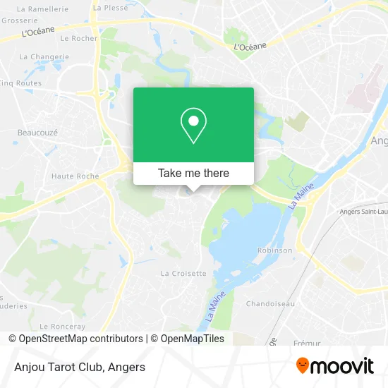 Anjou Tarot Club map