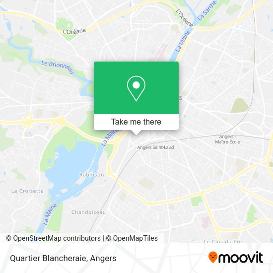 Quartier Blancheraie map