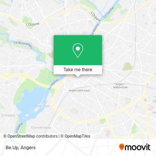 Be.Up map