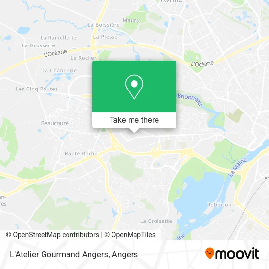 L'Atelier Gourmand Angers map