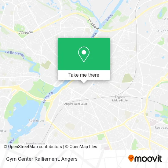 Gym Center Ralliement map