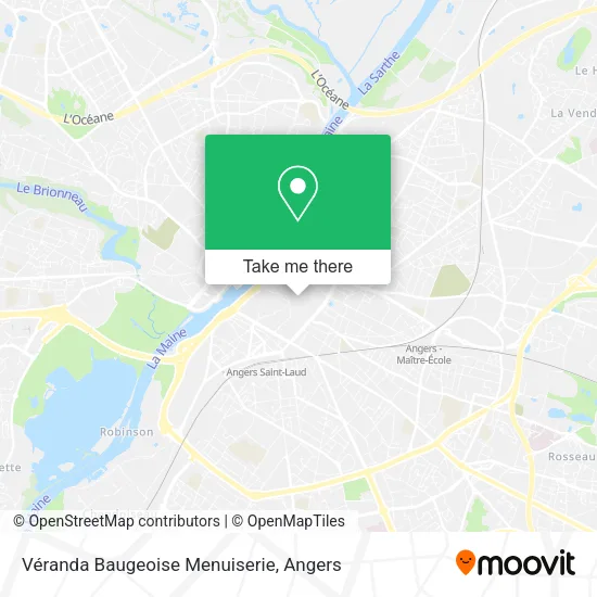 Véranda Baugeoise Menuiserie map