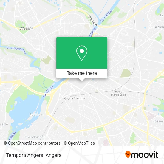 Tempora Angers map