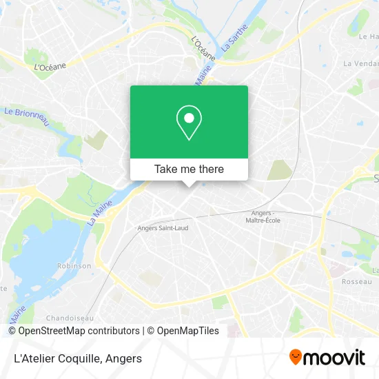 L'Atelier Coquille map