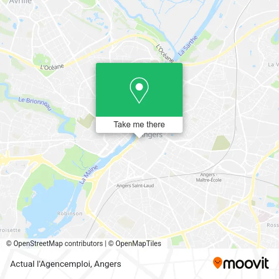 Actual l'Agencemploi map