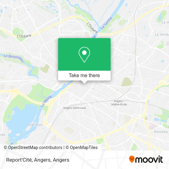Report'Cité, Angers map