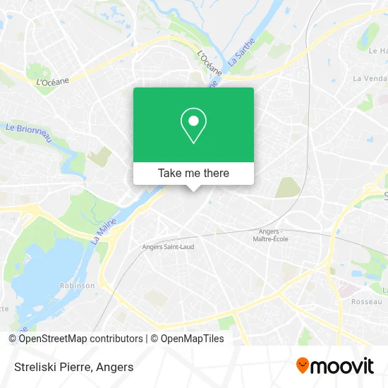 Streliski Pierre map