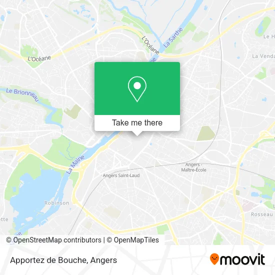 Apportez de Bouche map