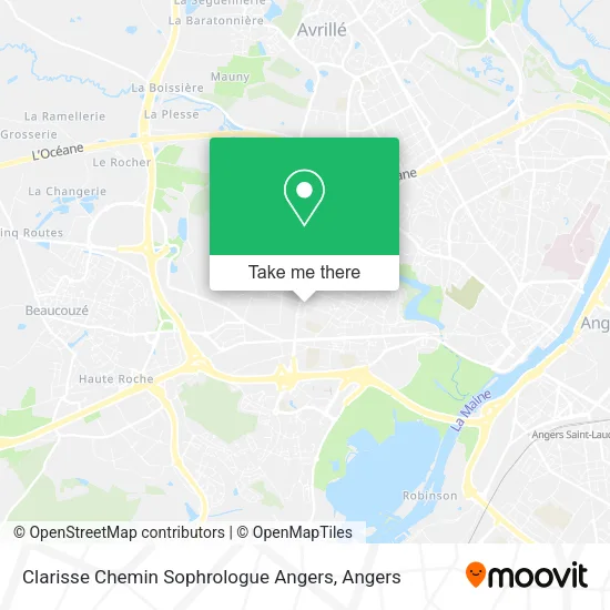 Clarisse Chemin Sophrologue Angers map