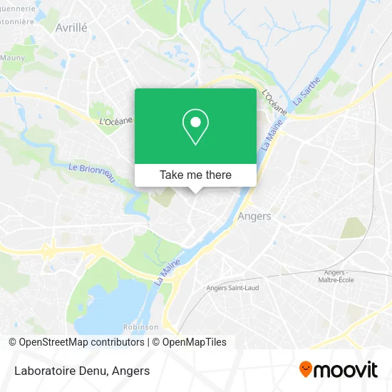 Laboratoire Denu map