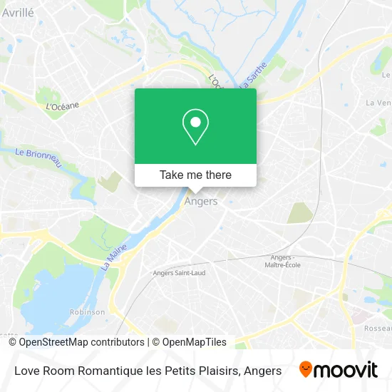 Love Room Romantique les Petits Plaisirs map