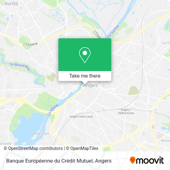 Banque Européenne du Crédit Mutuel map