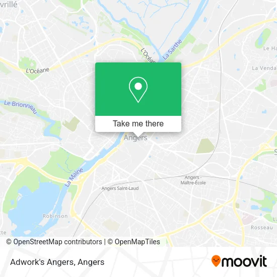Adwork's Angers map