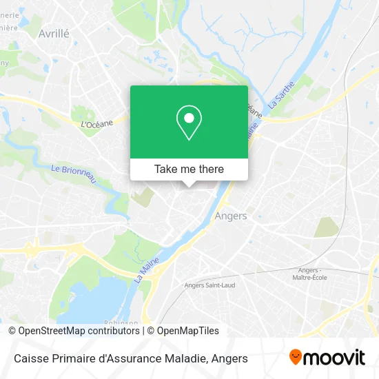 Mapa Caisse Primaire d'Assurance Maladie