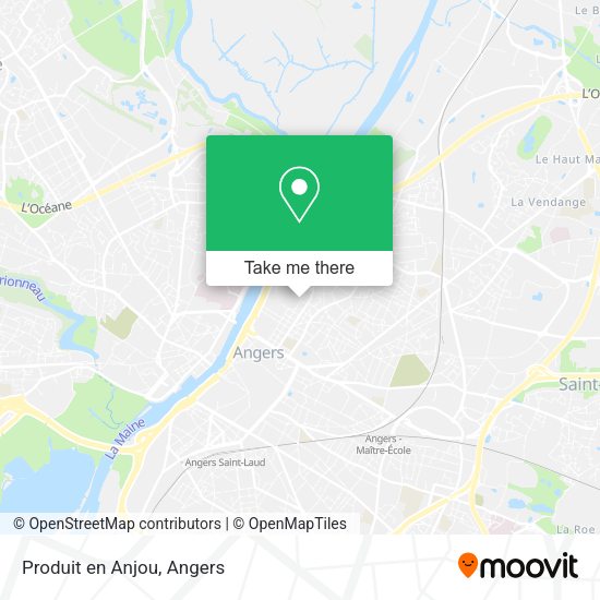 Produit en Anjou map