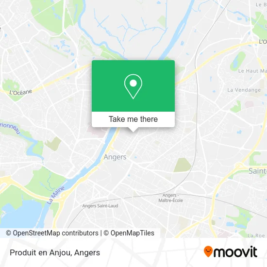 Produit en Anjou map