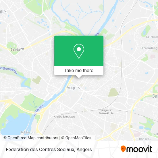Federation des Centres Sociaux map