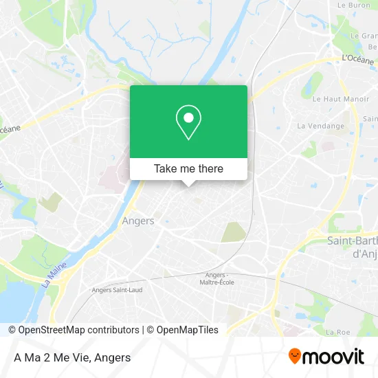 A Ma 2 Me Vie map