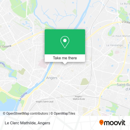 Le Clerc Mathilde map